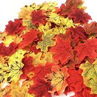  200 Pcs Fall Artificial Maple Leaves For Thanksgiving weddings 