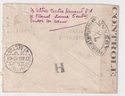 Ww2 Bordeaux France Ly Censor Cover Lisbon Portugal To Pont-saint-esprit 1943