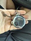 Ingraham Usa Mechanical Stopwatch     Tested Working  Chrome Case W  Chain