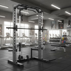 Smith Machine Power Cage 1400 Lbs Home Gym Lat Pull-down Power Squat Rack