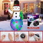 7ft Christmas Inflatable Snowman With Built-in Music 7ft-snowman With Music Box