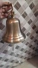 6  Nautical Hanging Door Bell Vintage Brass Cow Bell Ship Wall Mounted 