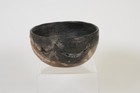 Prehistoric Pottery Bowl With Slightly Textured Surface And Paint