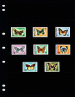  13 15 Scott Value - 1975 Maldives Butterflies Indian Ocean Cv Mnh Nh Umm