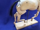 Large Vintage Wooden Artists Articulated Mannequin Model Figure