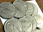 Ireland 10 Pence Salmon Fish   Irish Harp Coin  1969-1986 Type  28 5mm  Km 23