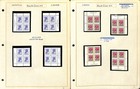 Canada Stamp Collection On 28 Pages  Mint Nh Inscription Blocks Definatives  bb 