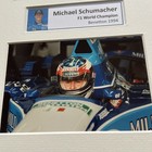 Michael Schumacher Benetton F1 Grand Prix Mounted Gloss Photo Display Not Signed