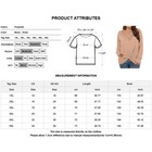 Plus Size    women V-neck Lace Tops Casual Loose Blouse Long Sleeve Shirt Pullover