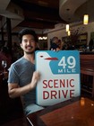49 Mile Scenic Drive  Highway   Road   Street Sign  Metal  18x22  Man Cave Gift 