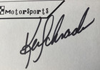 Ken Schrader Personally Autographed Signed Nascar Card Racing Freeship