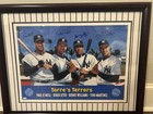 Jeter  Williams  Martinez  Oniel Signed 18 X 25 Framed Litho388 600 Steiner Coa