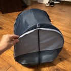 Dockatot Portable Unisex Oval Bassinet With Canopy  Blue gray