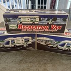 1998 Hess Recreation Van Truck With Dune Buggy And Motorcycle New In Box