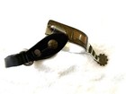 Korea Mixed Metal Engraved Western Cowboy Spurs Leather Strap Vintage