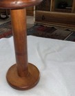 Wood Spool Thread Vintage Large Heavy 11    Tall 5    Wide Industrial Factory Thread