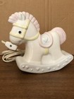 Vtg Enesco 1985 Rocking Horse Night Light Baby Infant Nursery Decor Lamp 