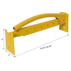 Heavy-duty Brick Tongs - 26  Adjustable  Powder-coated Steel  yellow 