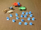 Vintage Toy Mini Plastic Horses Soldier 23 Piece Lot Set