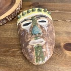 Handmade Studio Pottery Mask Ugly Face Wall Art