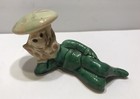 Vintage Ceramic Pixie Elf Under A Mushroom Figurine