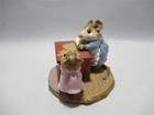 Wee Forest Folk Mom   Ginger Baker Red Table - Retired Wff Mouse