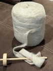 Red Mohair Roving Bump 1 Lb Minimum For Spinning felting   Wooden Drop Spindle