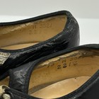 Vintage Loshin s Girls Black Tap Shoes For Display