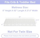 5 x52 x27 5  Premium Baby Crib   Toddler Mattress 5  High Density Foam Mattress
