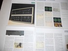 Sansui 1974 Brochure Au-9500 Amplifier  Tu9500 Tuner 8 Pgs  Info specs  Articles