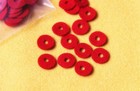 90 Pcs Piano Repair Parts  Small Wool Ring 