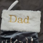 Personalized Stocking Christmas Dad  Sequin Deer  Custom  New Free Ship