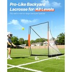Uimoso 6 x6  Lacrosse Goal Net Portable Backyard Training Equipment Carry Bag