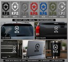 Resident Evil Rpd Emblem Vinyl Decal Car Window Laptop Die Cut Tactical Badge