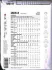 8141 Uncut Mccalls Sewing Pattern Misses Semi Fitted Dress Evening Gown Cocktail