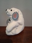 Vintage Coca Cola  Polar Bear Plush Toy Bean Bag W bottle 1997 W tags