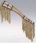 Native American Indian Beaded Rifle Scabbard Sioux Style Suede Leather Gun Cover