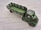 Vintage 1950 s Louis Marx Toys Green Articulated Lumar Transport Truck