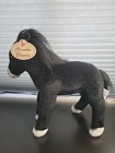 Yomiko Classics Black Arabian Horse Plush Set Of 2 New Realistic