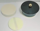 Vtg Sealed Avon Occur Beauty Dust Body Powder Black   Gold Container W  Puff 