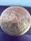 1852 Braided Hair Large Cent 1 Penny Original Genuine Coin      