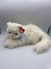 2002 Ty Classic Plush Sugar The White Persain Cat Blue Ribbon 12  With Tags