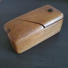Small Vintage Wooden Puzzle Storage Trinket Box Rectangular 4 75 
