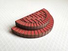 Dollhouse Brick Step Double Half Round For Entryway Door 1 12 Scale Miniature