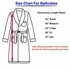 Luxury Womens 100  Terry Towelling Hooded Bathrobe Multi Color Striped Spa Gown