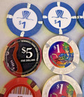 Vintage Lot Of 36 Casino  Chip Lot Las Vegas  others