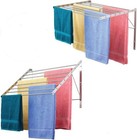 Wall Mounted   Clothes Drying Rack   30  Wide   20 Linear Feet Capacity   8 S   