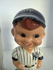 Rare Vintage New York Yankees Ny  Mlb Green Base Bobblehead Nodder With Box