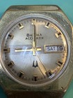 Vintage Bulova Accutron Watch Hums Runs For Repair Parts Want Stay Running 218-2