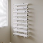 9-tier Blueprint Holder Storage Rack Wall Mount 49 3  H X 26 4  W X 5 6  Steel